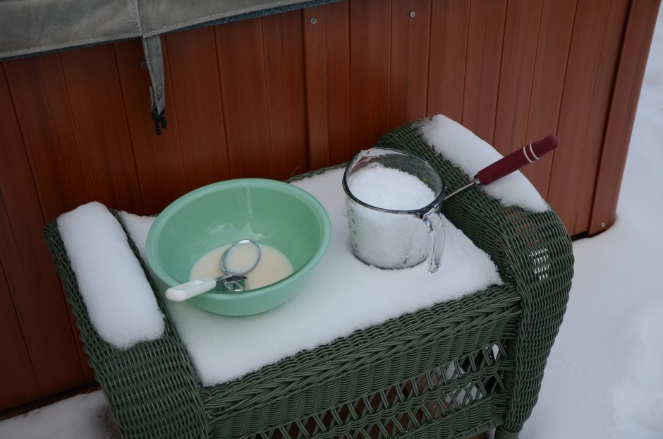 Snow Ice Cream Step #2