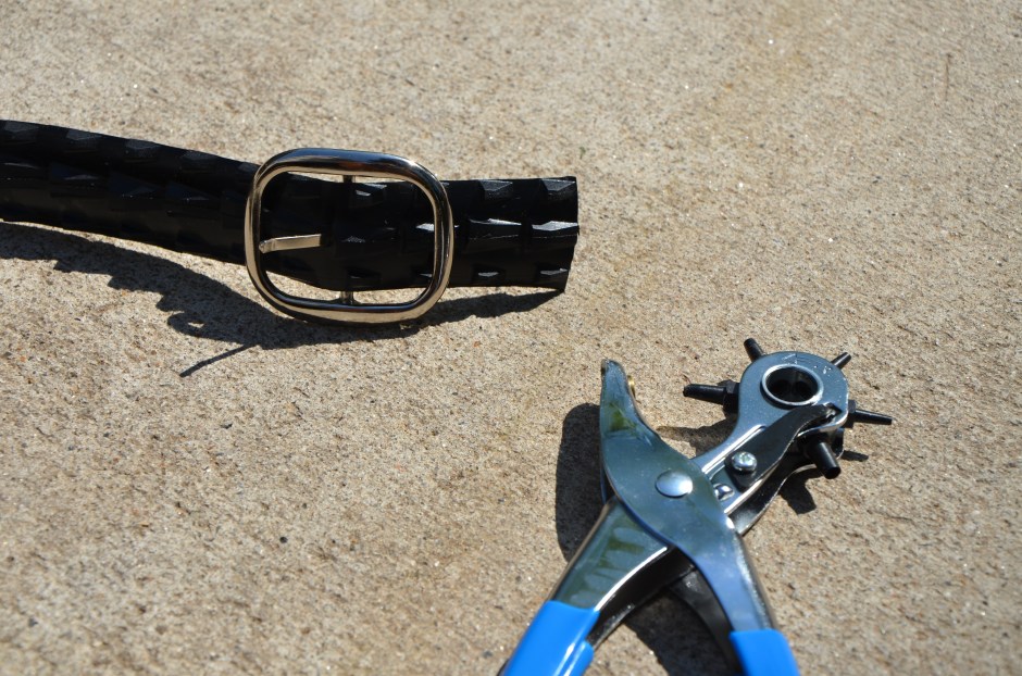 Upcycled Tire Belt Step 4