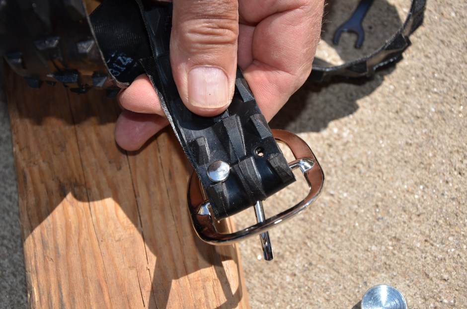 Upcycled Tire Belt Step 5