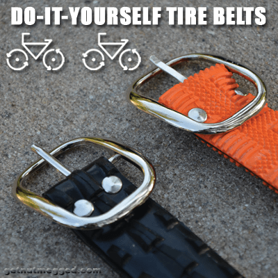 DIY Upcycled Bicycle Tire Belts Intro